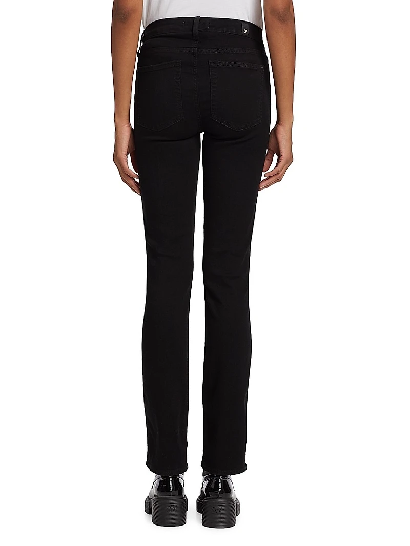Kimmie Mid-Rise Straight-Leg Jeans