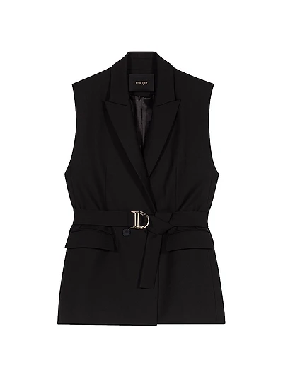 Sleeveless Suit Jacket