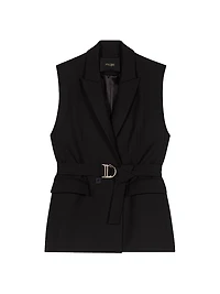 Sleeveless Suit Jacket