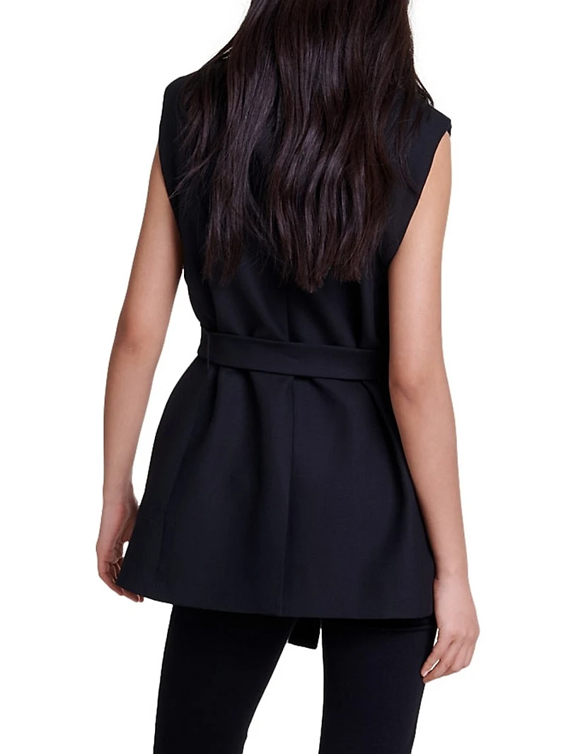 Sleeveless Suit Jacket