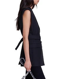 Sleeveless Suit Jacket