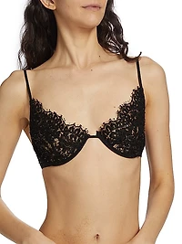 Beaded Lace Demi Bra