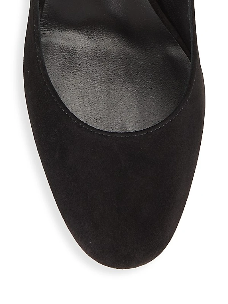 So Jane 55MM Suede Slingback Pumps