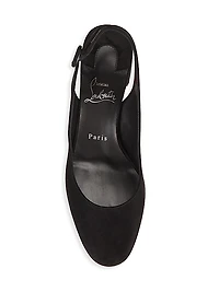 So Jane 55MM Suede Slingback Pumps