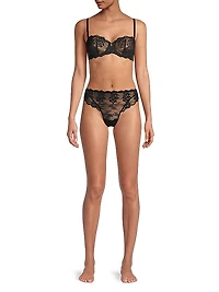 Reve Tanga Floral Lace Briefs