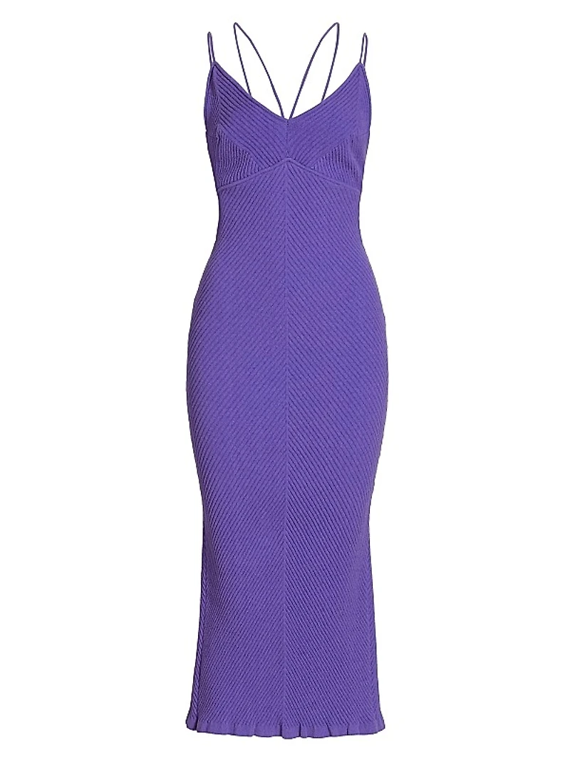 Evelyn Strappy Stretch Midi-Dress