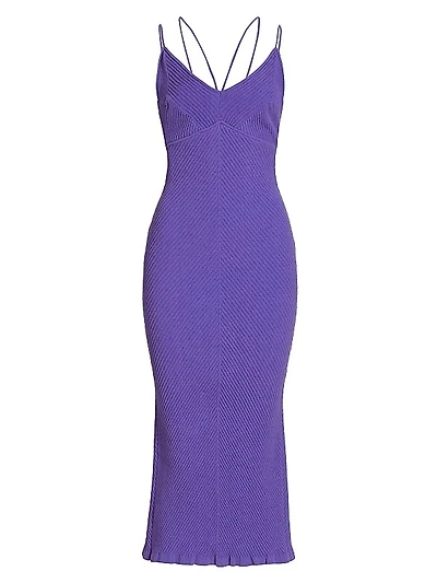 Evelyn Strappy Stretch Midi-Dress