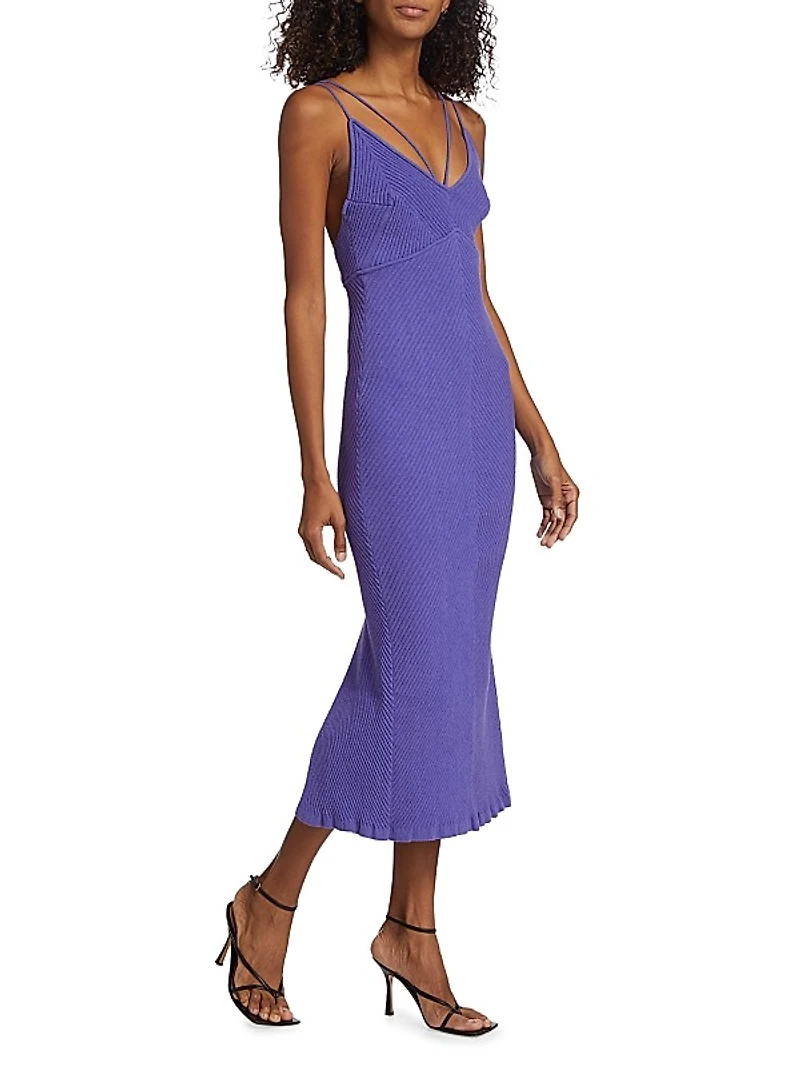 Evelyn Strappy Stretch Midi-Dress