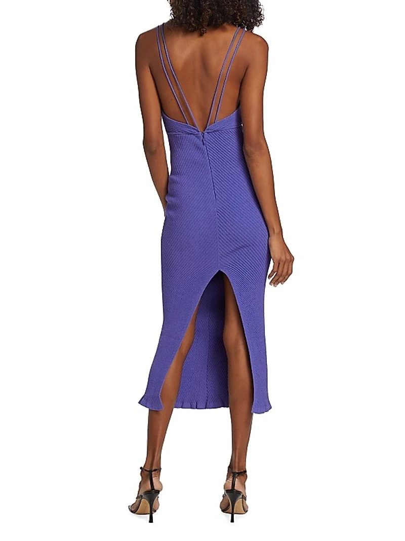 Evelyn Strappy Stretch Midi-Dress