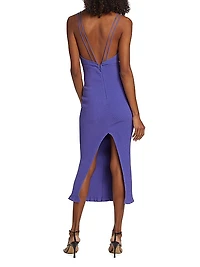 Evelyn Strappy Stretch Midi-Dress