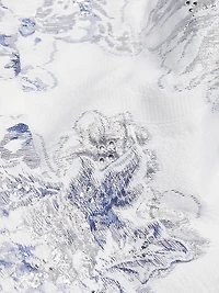 Strapless Floral Jacquard Mermaid Gown