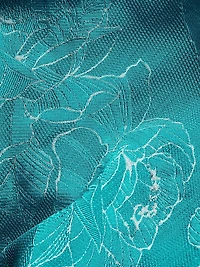 Strapless Floral-Embroidered Gown