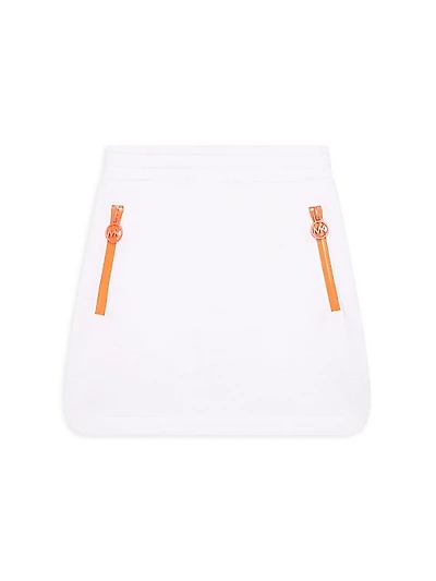 Little Girl's & Girl's Athletic Fleece Skirt