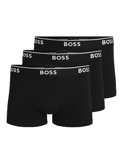 Three Pack Of Stretch Cotton Trunks