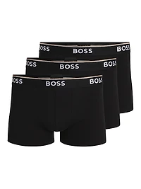 Three Pack Of Stretch Cotton Trunks
