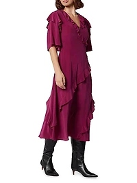 Ambroise Silk Midi-Dress