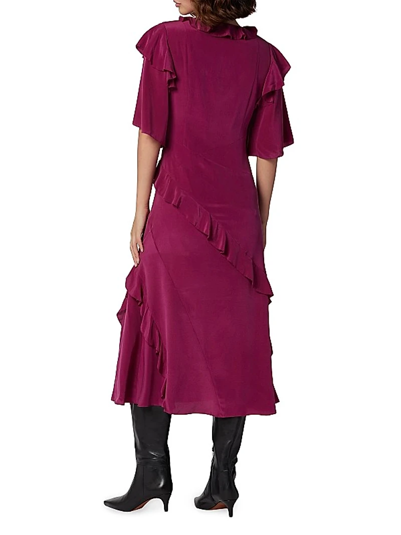 Ambroise Silk Midi-Dress