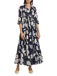 Eden Tiered Belted Maxi Dress
