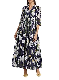 Eden Tiered Belted Maxi Dress
