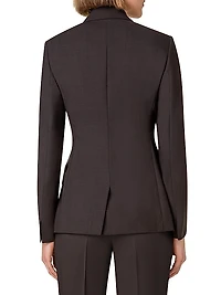 Double-Breasted Wool Blazer