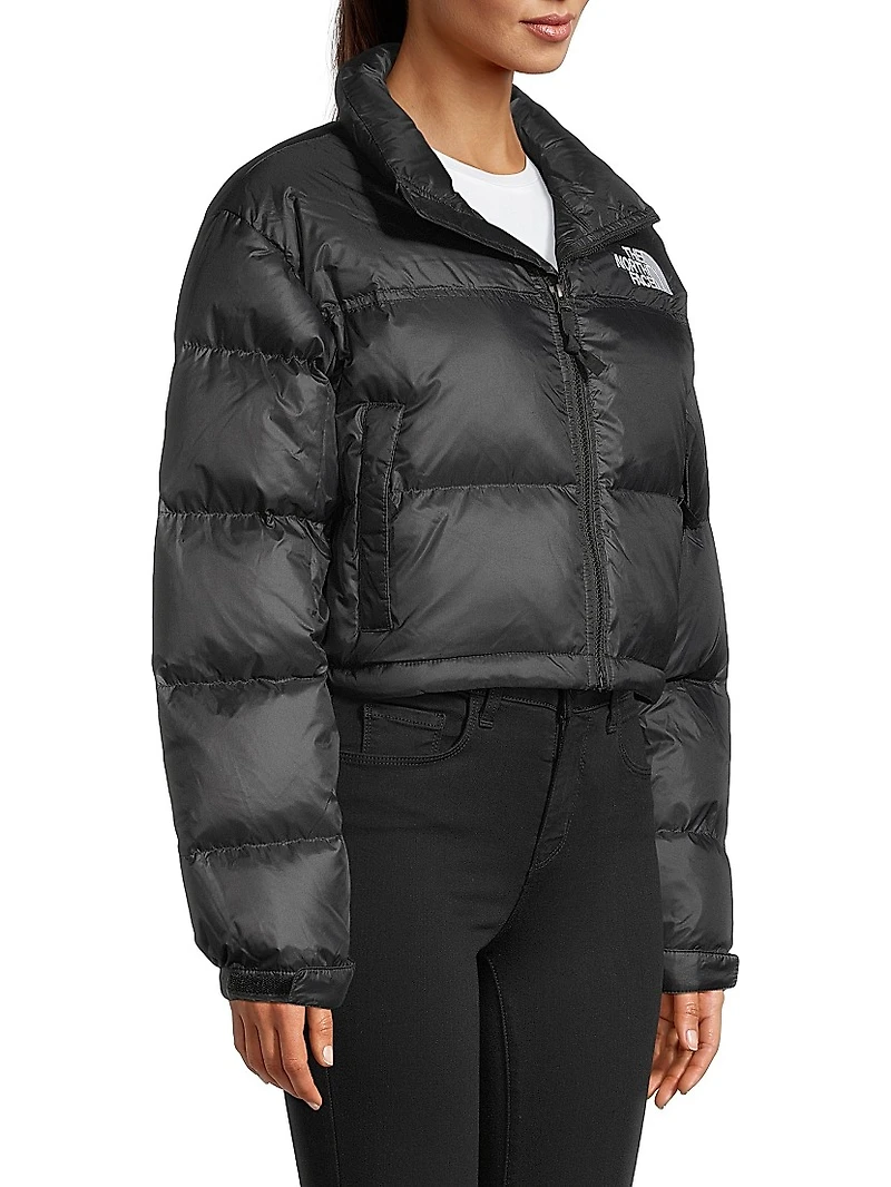 Nuptse Cropped Down Puffer Jacket