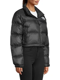 Nuptse Cropped Down Puffer Jacket