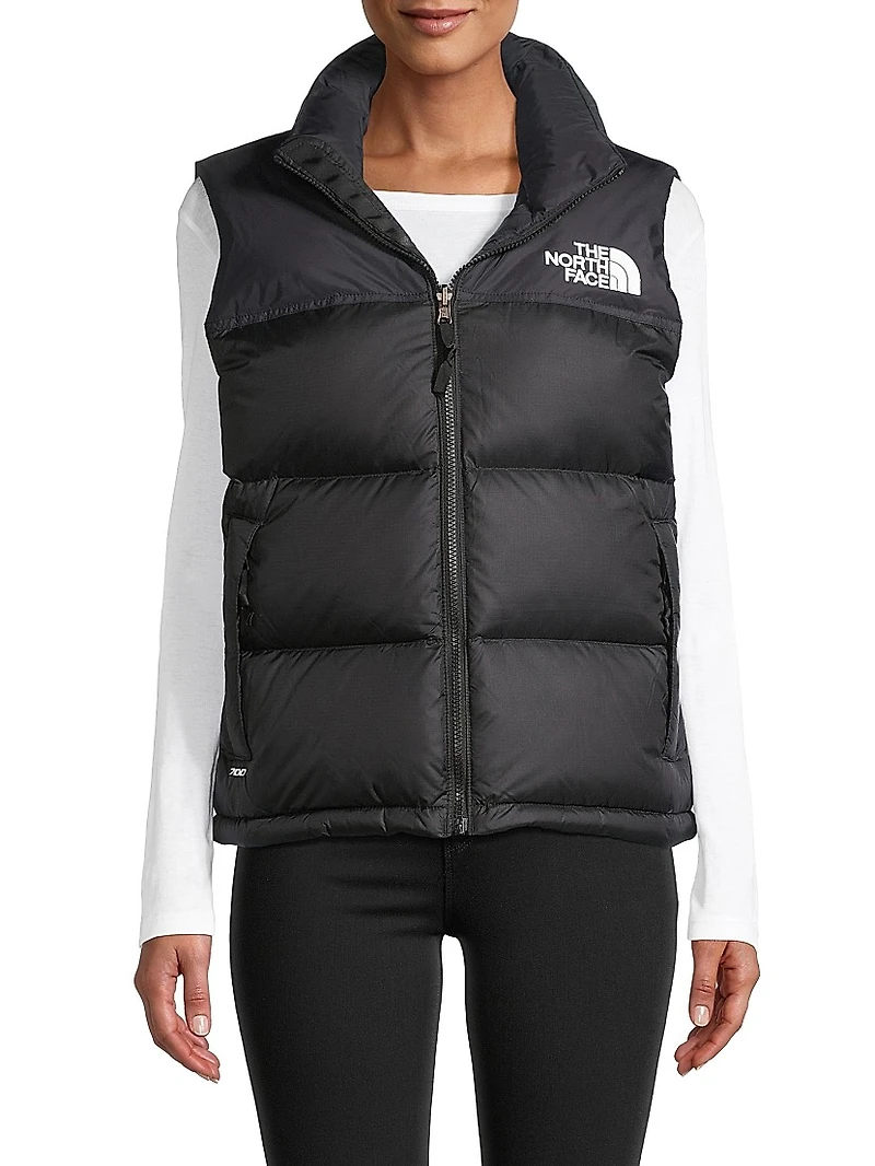 Retro Nuptse Logo Down Vest