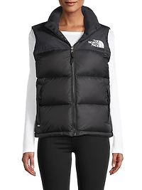 Retro Nuptse Logo Down Vest