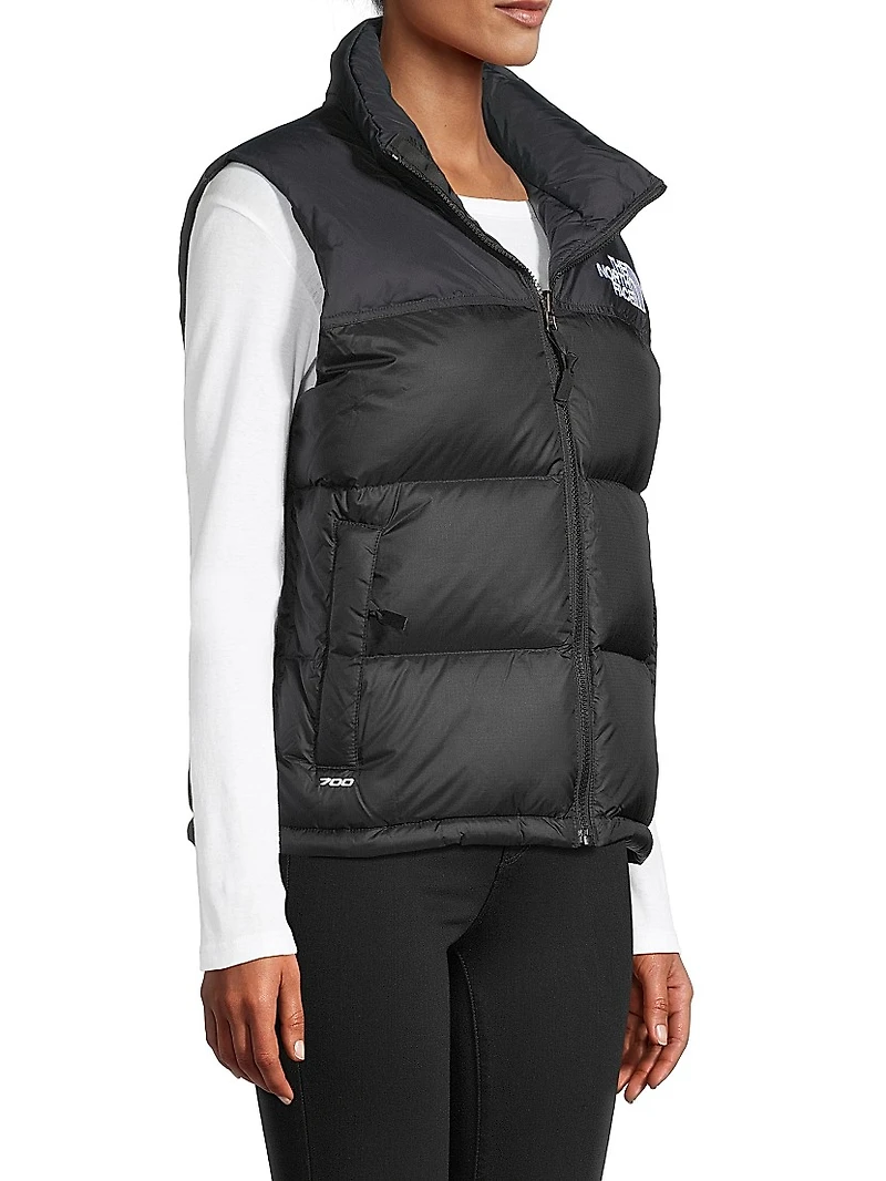 Retro Nuptse Logo Down Vest