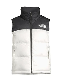 Retro Nuptse Colorblocked Down Vest
