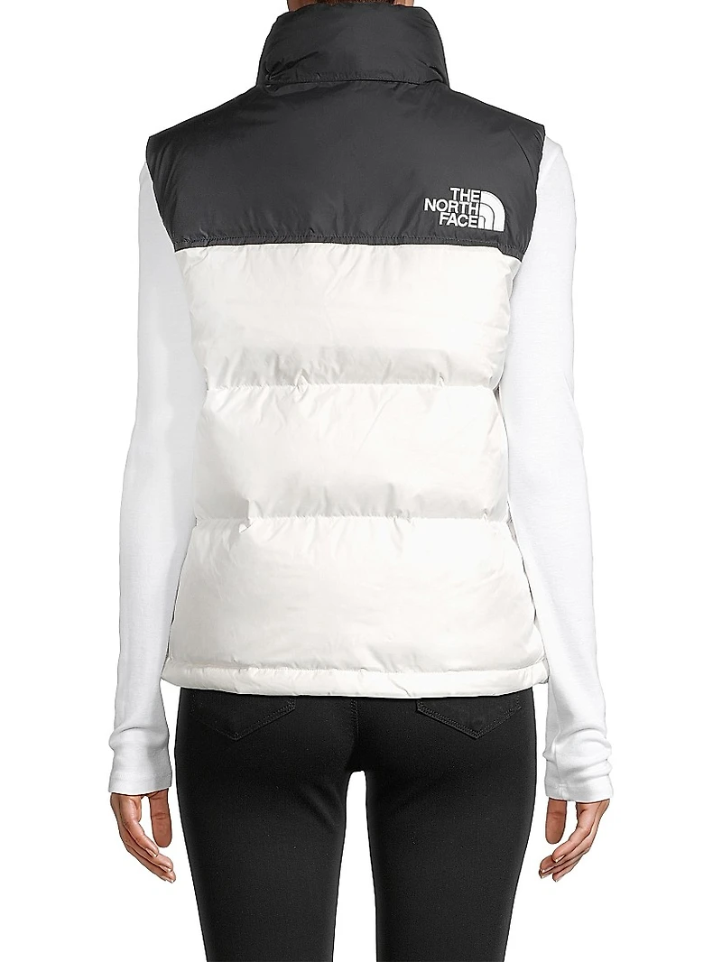 Retro Nuptse Colorblocked Down Vest