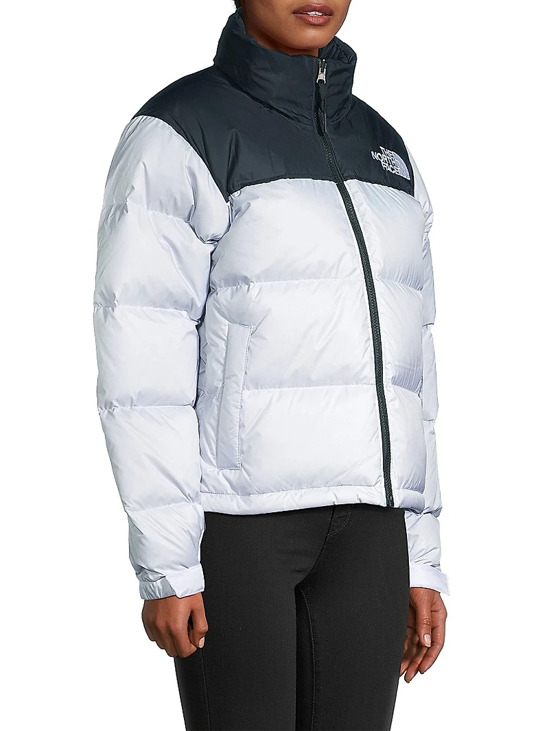 Retro Nuptse Colorblocked Down Jacket