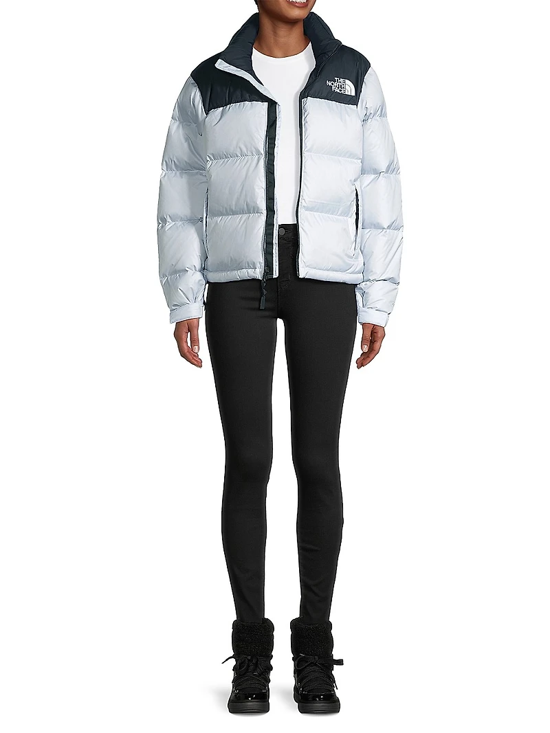 Retro Nuptse Colorblocked Down Jacket