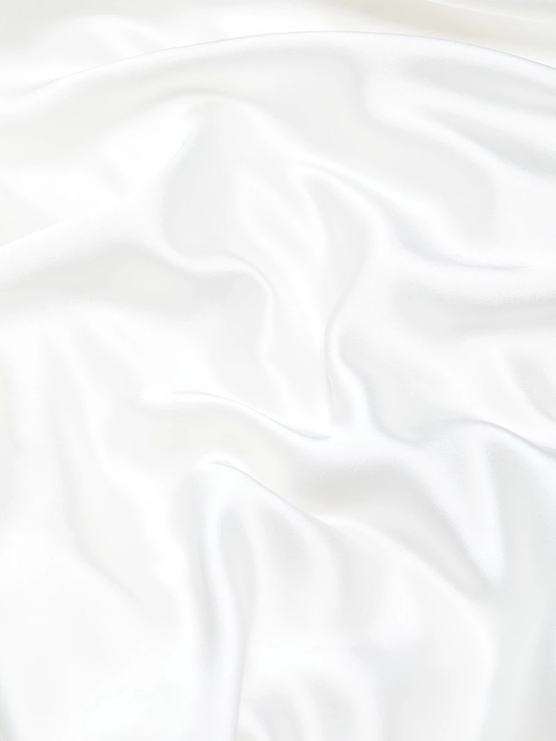 Draped Off-The-Shoulder Satin Midi-Dress