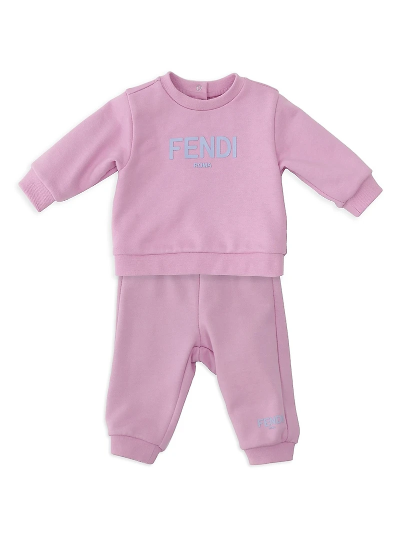 Baby Boy's Cotton Logo Sweatpants