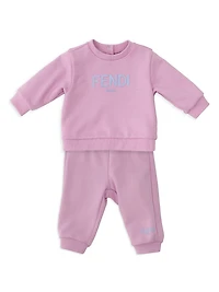 Baby Boy's Cotton Logo Sweatpants