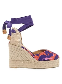 Carina Animal-Print Wedge Espadrilles