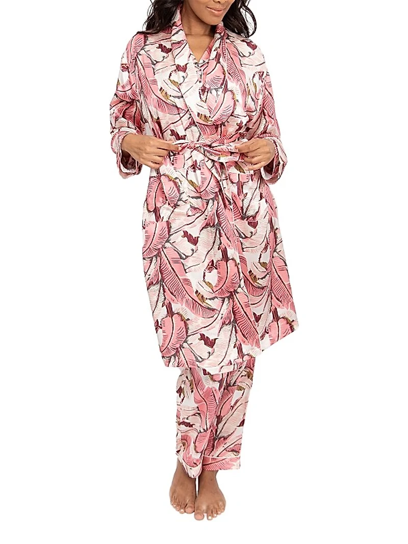 Women's Banana Leaf Robe
