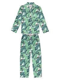 Women's Martinique Banana Leaf Long PJ Set