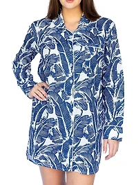 Women's Martinique Banana Leaf Night Shirt