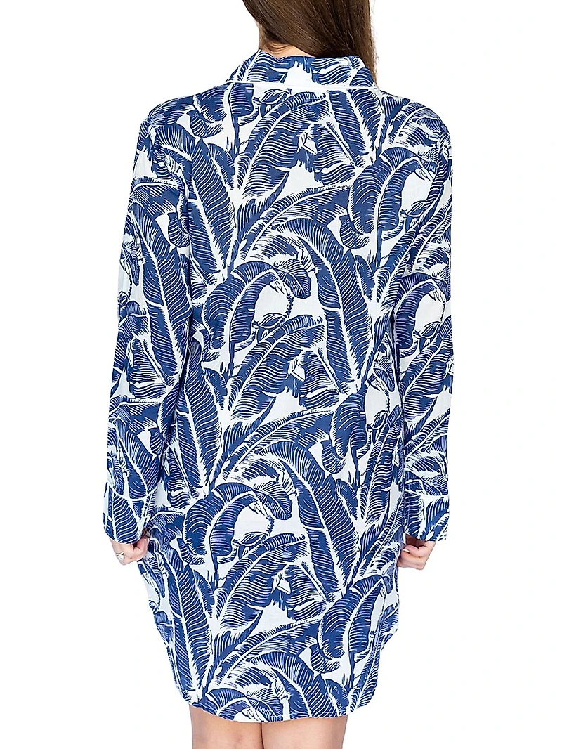 Women's Martinique Banana Leaf Night Shirt
