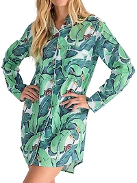 Women's Martinique Banana Leaf Night Shirt