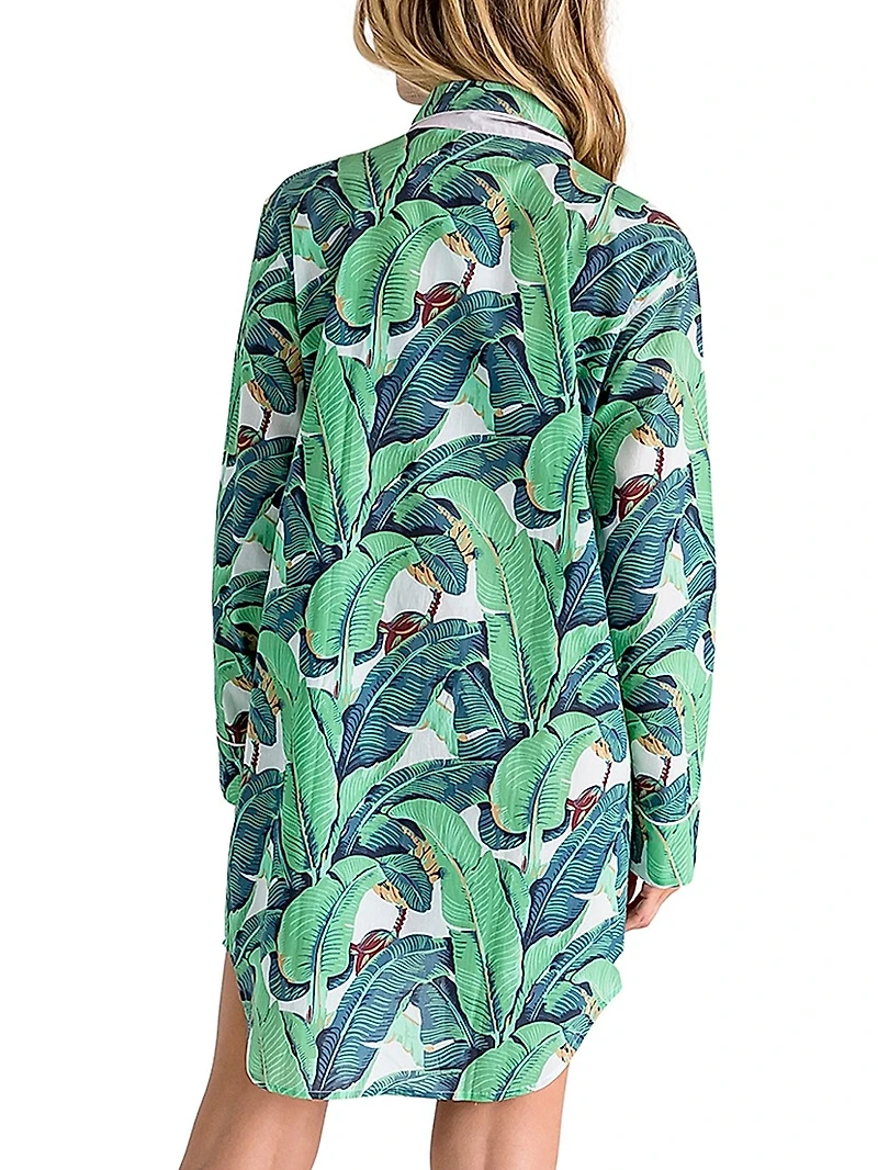 Women's Martinique Banana Leaf Night Shirt