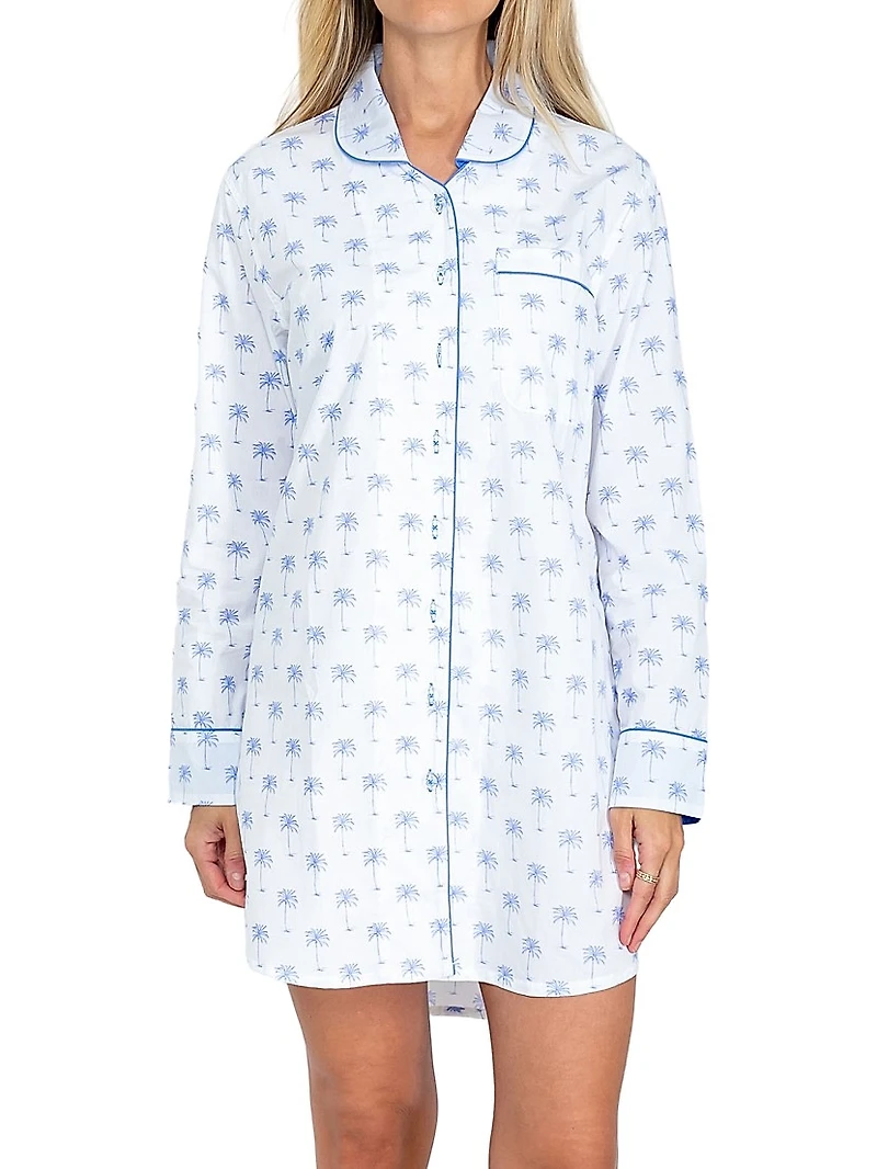 Women's Palm Tree Night Shirt