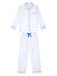 Women's Palm Tree Long PJ Set