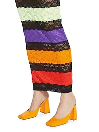 Prism Collection Colorblocked Lace Maxi Dress