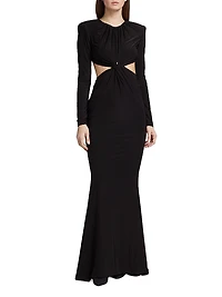Ella Cut-Out Jersey Maxi Dress