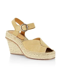 Santiago 104MM Suede Wedge Sandals