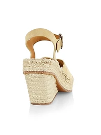 Santiago 104MM Suede Wedge Sandals