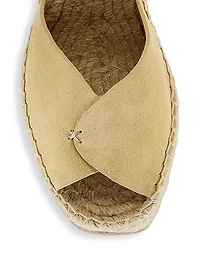 Santiago 104MM Suede Wedge Sandals